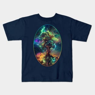 Cosmic Tree of Life Kids T-Shirt